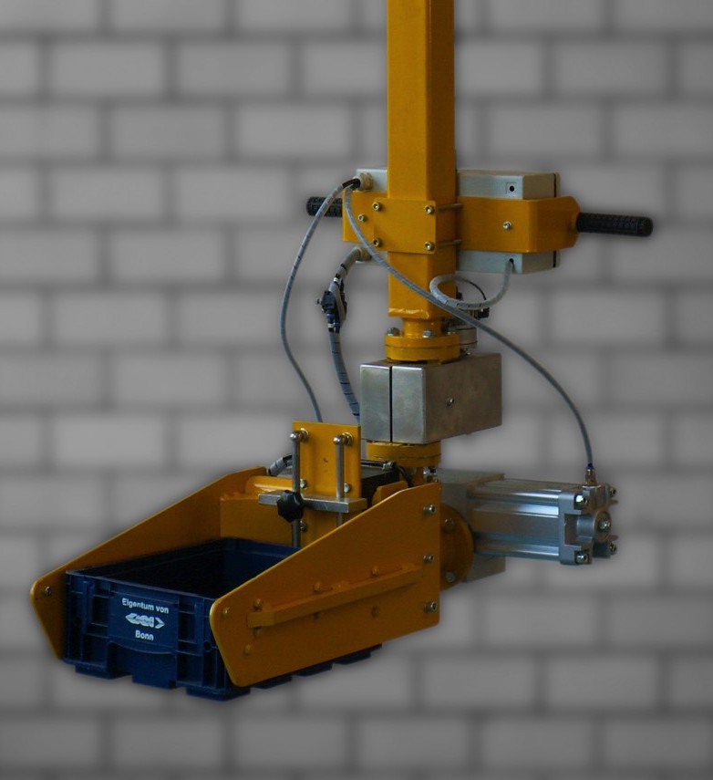 Kastengreifer der VESA GmbH – ergonomisches Handling für Kästen und Behälter